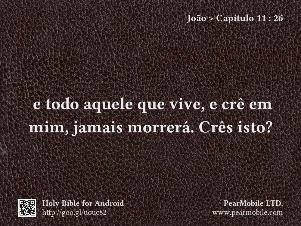 João, Capítulo 11:26